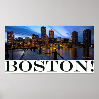 Affiche Port de Boston