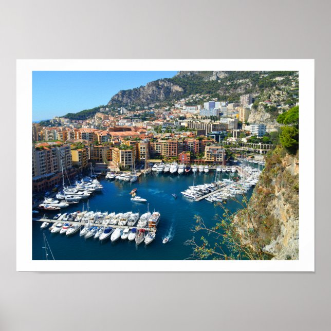 Affiche Port de Monaco (Devant)