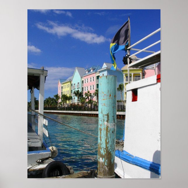 Affiche Port de Nassau (Devant)