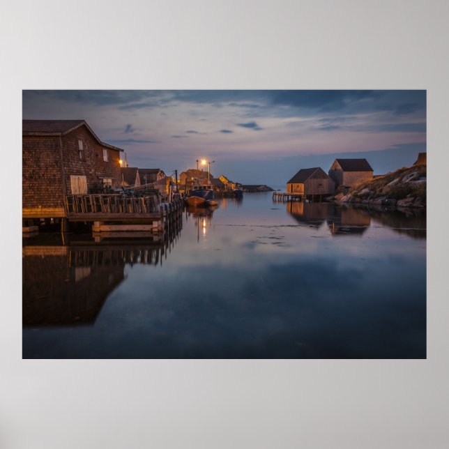 Affiche Port de Peggy's Cove (Devant)