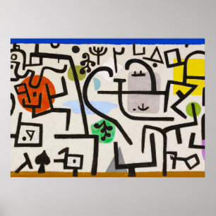 Affiche Port de Rich par Paul Klee