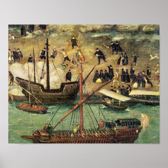 Affiche Port de Séville, c.1590 (Devant)