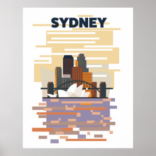 Affiche Port de Sydney
