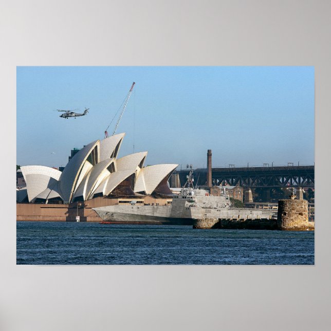 Affiche Port de Sydney (Devant)
