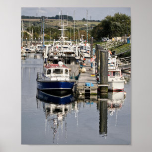 Affiche Port du Tréport en France