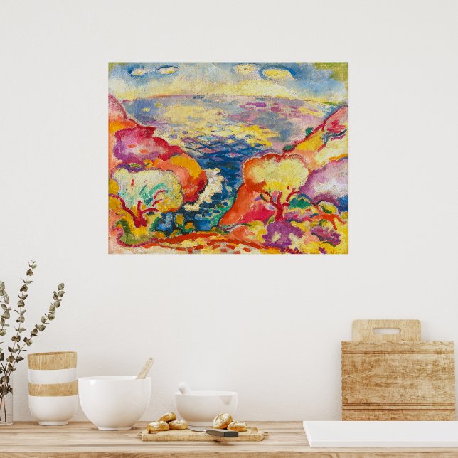 Affiche Port Miou | George Braque | (Cuisine)