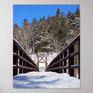 Affiche Port noir de rivière, la péninsule supérieure du