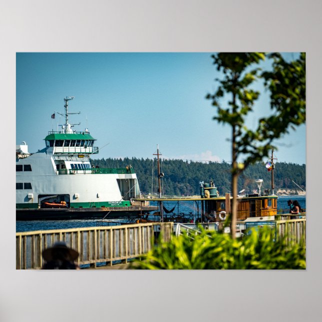 Affiche Port Townsend, WA Kennewick Ferry Photography (Devant)