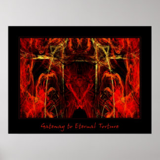 Affiche Portail de la torture éternelle