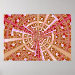 Affiche Portail spatial fractal