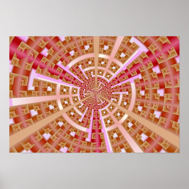 Affiche Portail spatial fractal (Devant)