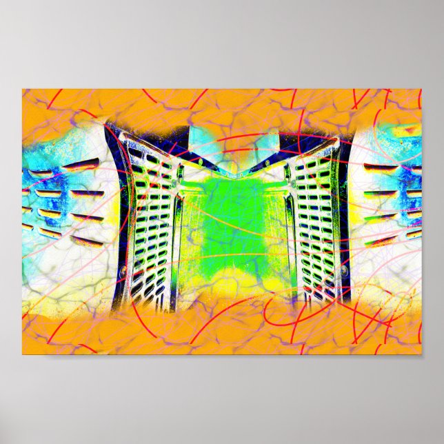 Affiche Portail vers l'art industriel moderne d'une autre  (Devant)