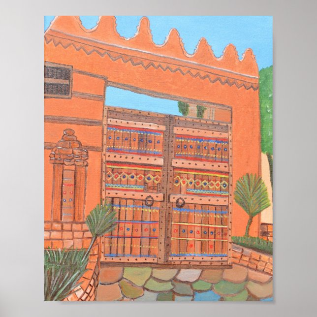 Affiche Porte arabe (Devant)