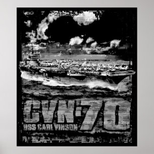 Affiche Porte-avions Carl Vinson