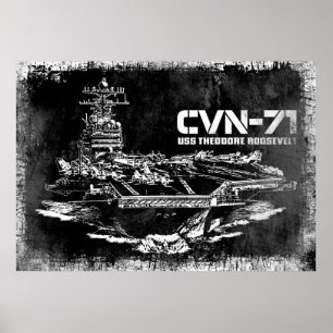 Affiche Porte-avions Theodore Roosevelt Imprimer