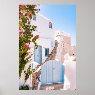 AFFICHE PORTE BLUE FERMÉE