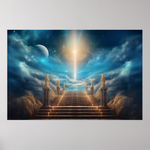 Affiche Porte Ciel Ciel Dimension Art Serene