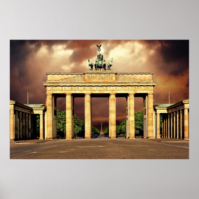 Affiche Porte de Brandebourg Berlin (Devant)