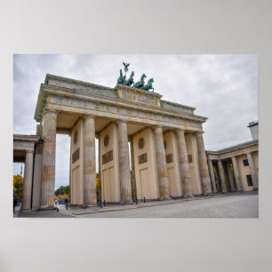 Affiche Porte de Brandebourg, Berlin, Allemagne