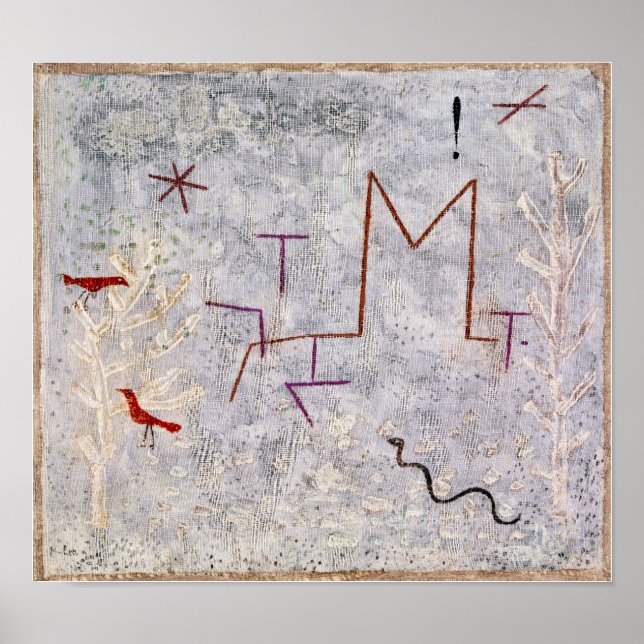 Affiche Porte de jardin K | Paul Klee | (Devant)