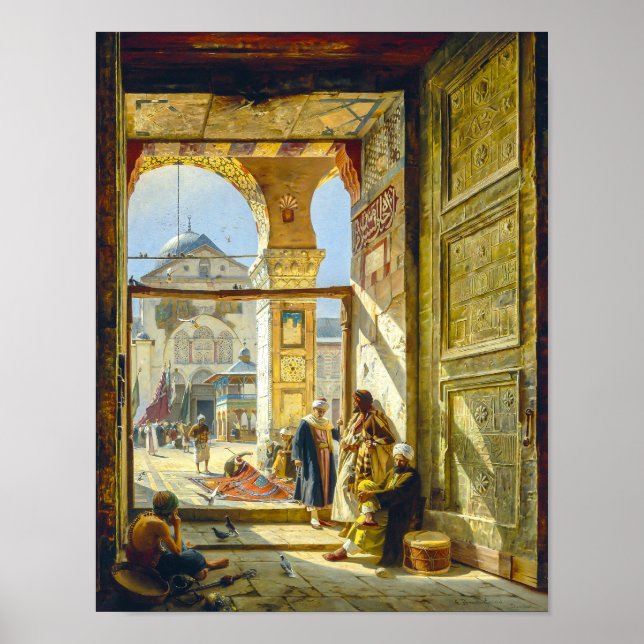 Affiche Porte de la Grande Mosquée des Omeyyades Damas | B (Devant)