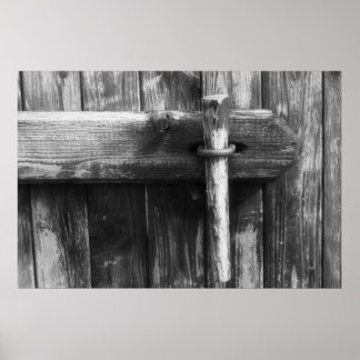 Affiche Porte de la vieille grange