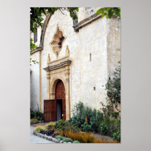 Affiche Porte de l'église à la mission San Carlos