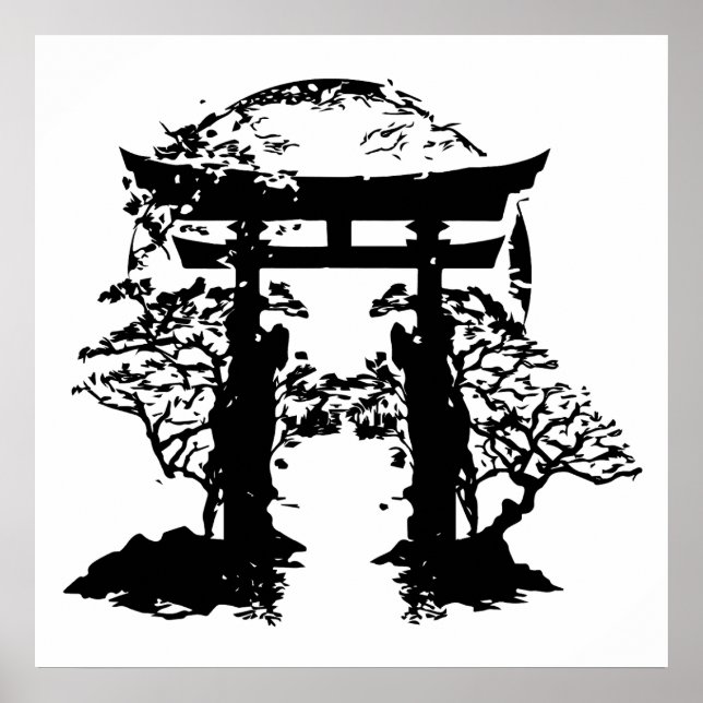 Affiche Porte de Torii (Devant)