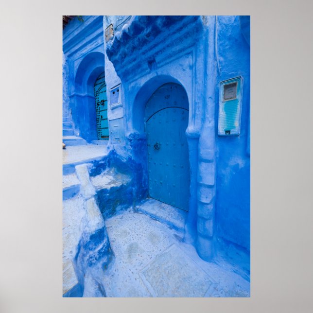 Affiche Porte de ville bleue (Devant)