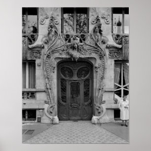 Affiche Porte d'entrée aux appartements