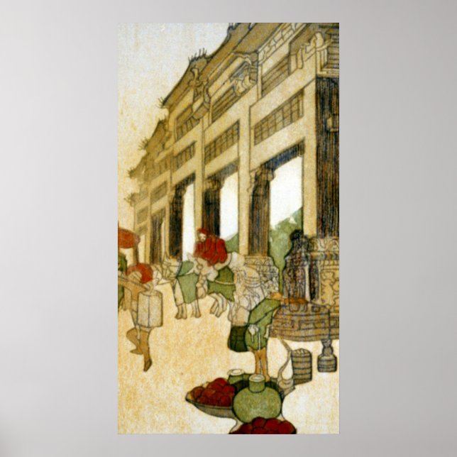 Affiche Porte des rois Wei-hai-wei - Bertha Lum - 1922 (Devant)