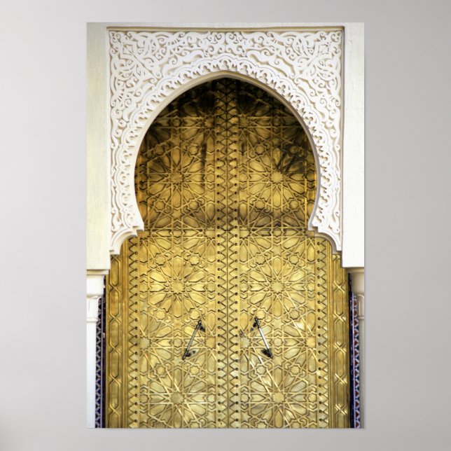 Affiche Porte d'or et Arche, Maroc (Devant)