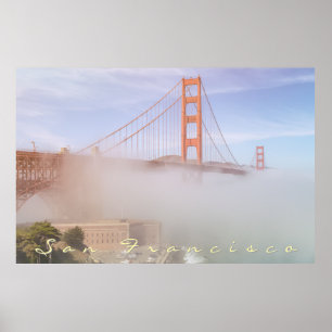 Affiche Porte d'or et brouillard
