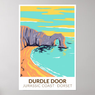 Affiche Porte Durdle Sur La Côte Jurassique Du Dorset En A