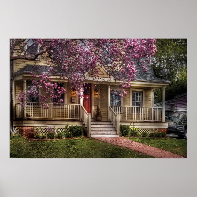 Affiche Porte - Maison de vacances (Devant)