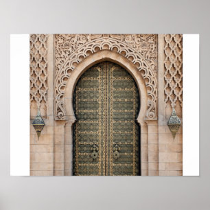 Affiche Porte marocaine