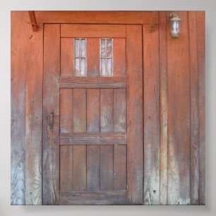Affiche Porte rouge