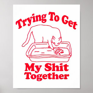 Affiche Portées Plein D'humour De Chat Mème Chat Maman Cha