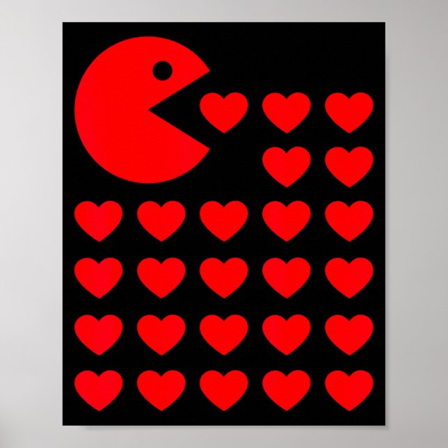Affiche Porter drôles de Saint-Valentin Sarcasme Graphique (Devant)