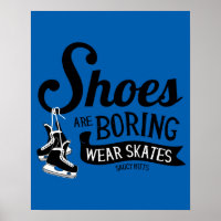 Porter Hockey Skates Chaussures Sont Ennuyeux