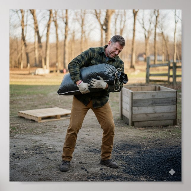 Affiche Porter le charbon (Devant)