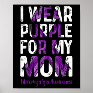 Affiche Porter le violet pour ma mère - Sensibilisation à 