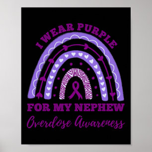 Affiche Porter le violet pour ma sensibilisation à la surd