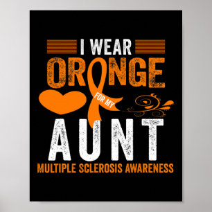 Affiche Porter Orange Pour Ma Tante Ms Multiple Sclerosis