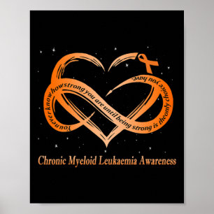 Affiche Porter Orange Pour Myéloïde Chronique Leucémie Gue