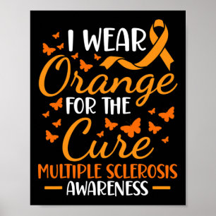 Affiche Porter Orange - Sclérose en plaques Sensibilisatio