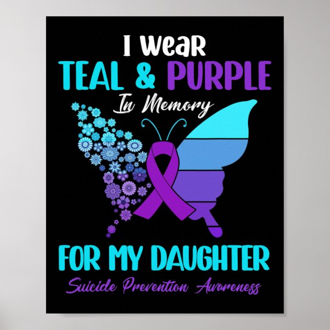 Affiche Porter Turquoise Violet En Mémoire De La Fille Sui (Devant)