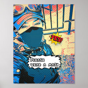 Affiche Porter un masque