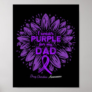 Affiche Porter Violet Pour Mon Père Tournesol Drogue Overd