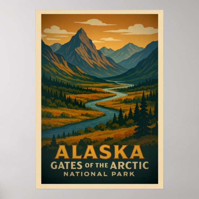 Affiche Portes de l'Alaska de l'Arctique V01 (Devant)